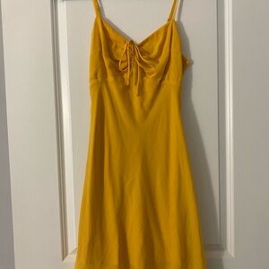Abercrombie & Fitch Mustard Mini Dress